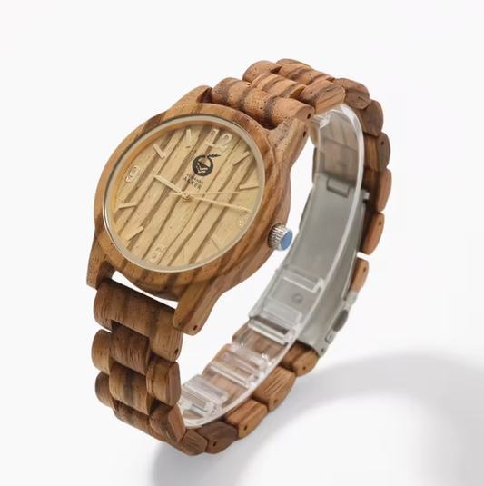 Multicolor wooden strap and a vibrant four-color dial, creating a look that’s both elegant and effortlessly eye-catching. Perfect for women who appreciate artistry, individuality, and timeless natural beauty.